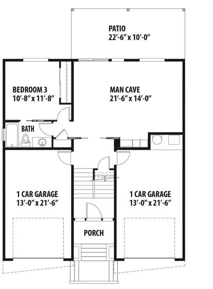 Main Floor for House Plan #9488-00016