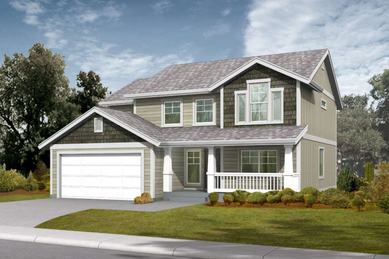 House Plan House Plan #19518 Front Elevation 