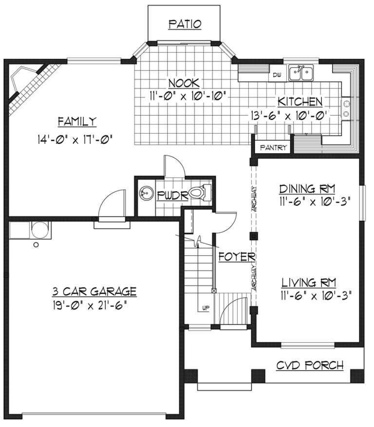 House Plan House Plan #19518 Drawing 1