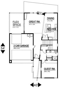 Main Floor for House Plan #9488-00020
