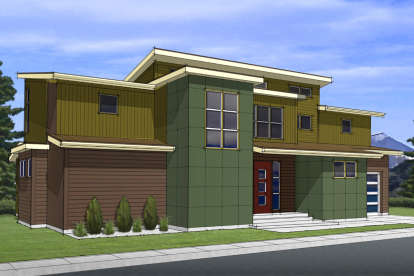 House Plan House Plan #19523 Front Elevation 