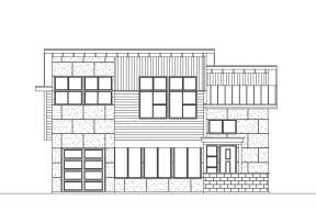 Modern House Plan #9488-00023 Elevation Photo