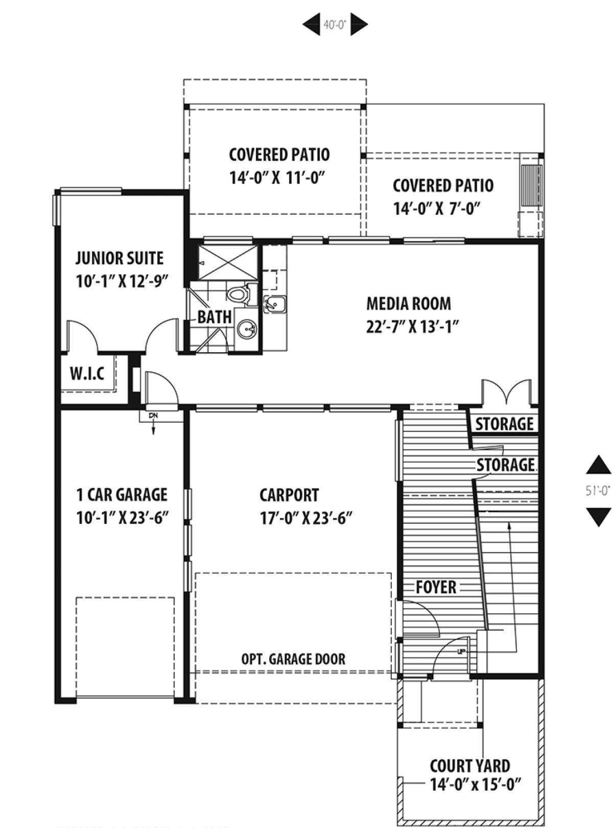 First Floor  for House Plan #9488-00023