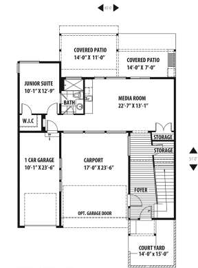 First Floor  for House Plan #9488-00023