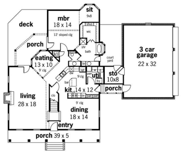 House Plan House Plan #1953 Drawing 1