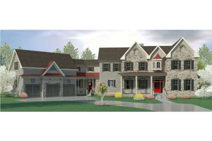House Plan House Plan #19531 Front Elevation 