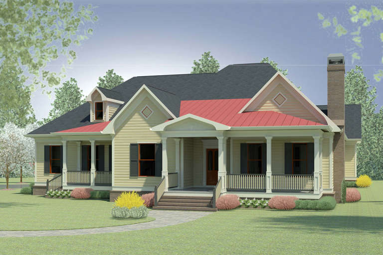 House Plan House Plan #19532 Front Elevation 