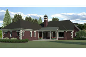 Ranch House Plan #6082-00137 Elevation Photo
