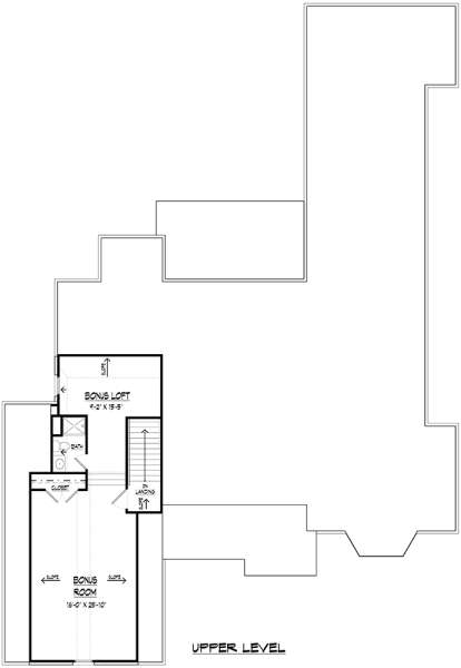 Second Floor for House Plan #6082-00137