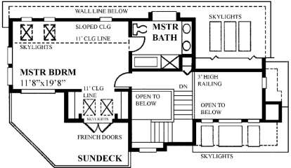 Second Floor for House Plan #4177-00026