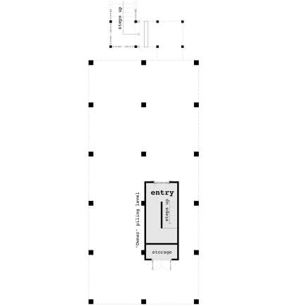 Piling Foundation for House Plan #028-00118