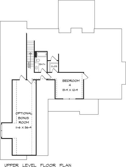 Second Floor for House Plan #6082-00139