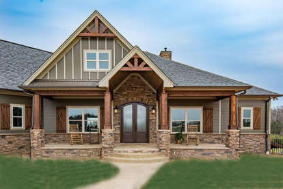 Craftsman House Plan #6082-00140 Elevation Photo