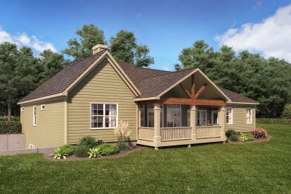 Craftsman House Plan #6082-00140 Elevation Photo