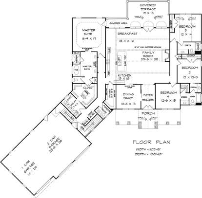 Main Floor for House Plan #6082-00140