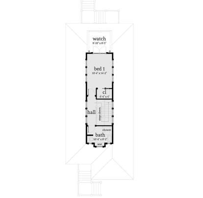 Second Floor for House Plan #028-00121