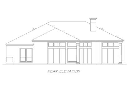 Mediterranean House Plan #5445-00333 Elevation Photo