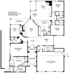 Main Floor for House Plan #5445-00333
