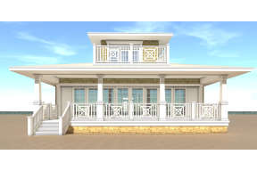Cottage House Plan #028-00124 Elevation Photo