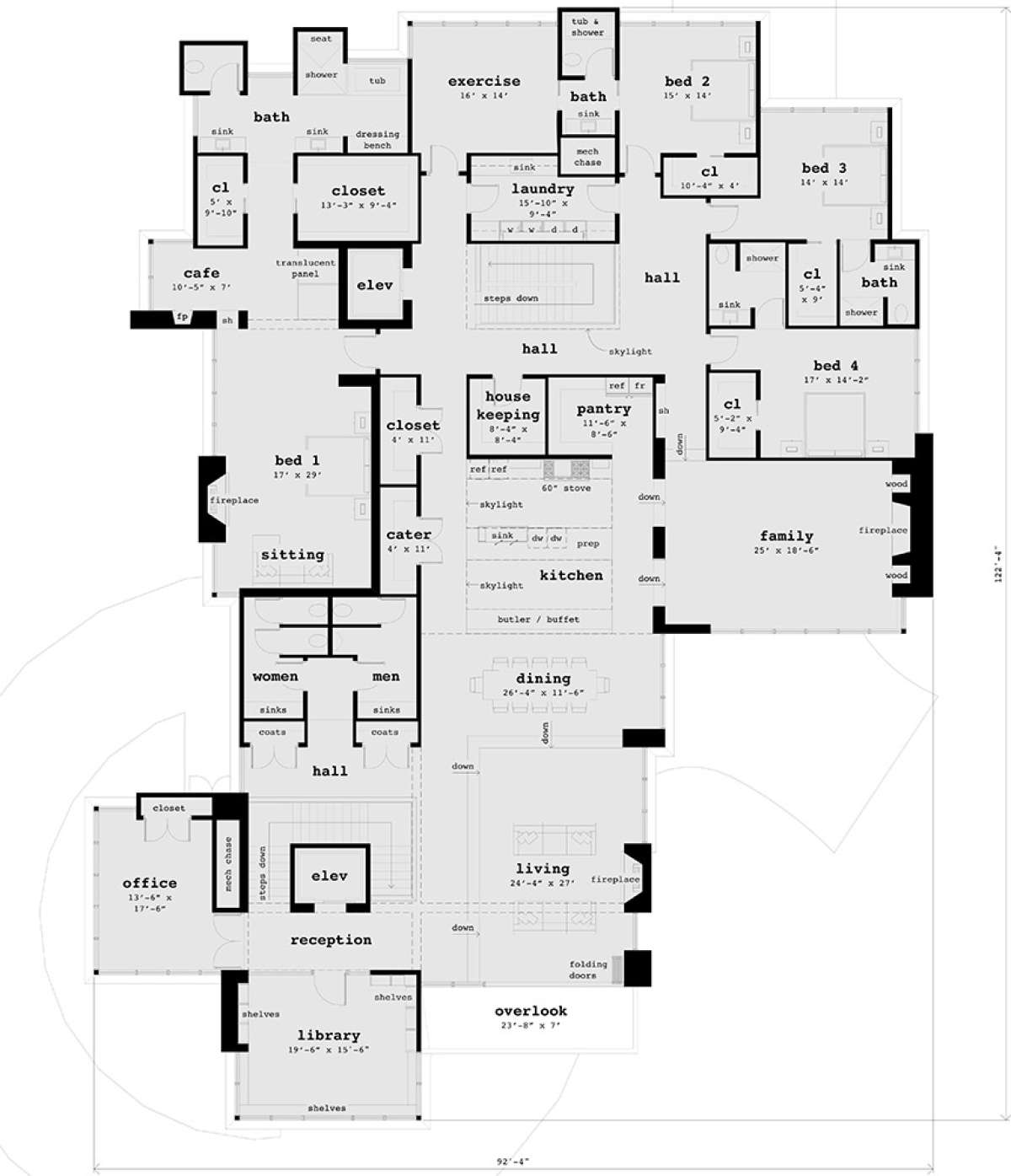 Main Floor for House Plan #028-00126