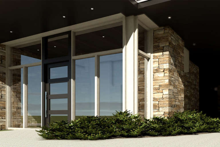 Modern House Plan #028-00126 Additional Photo