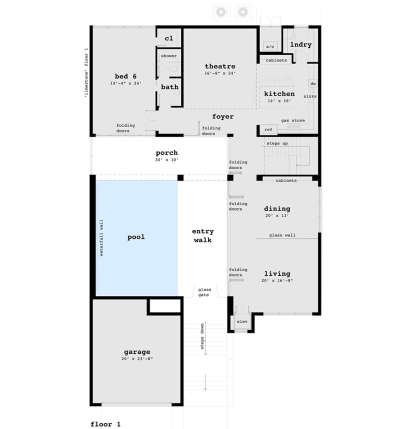 Main Floor for House Plan #028-00130