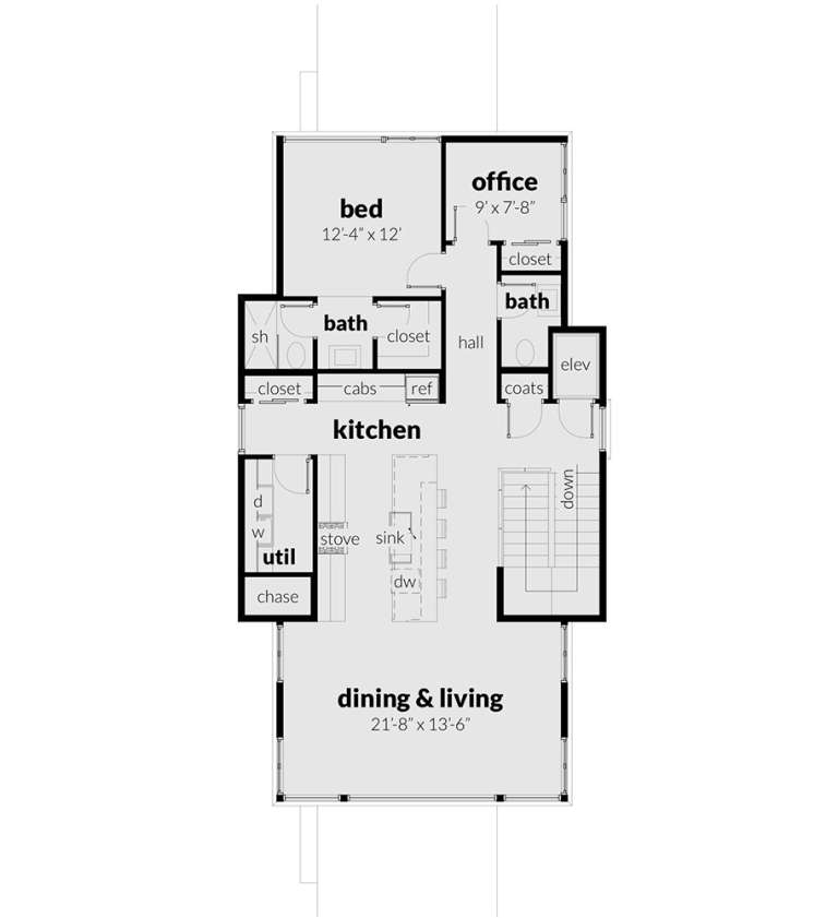 House Plan House Plan #19557 Drawing 1