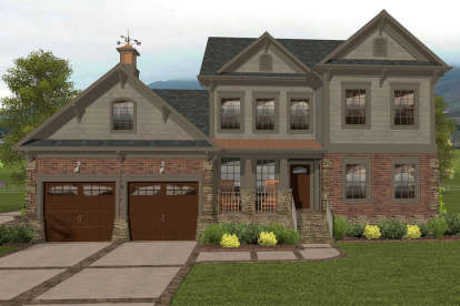 3 Bed, 3 Bath, 2653 Square Foot House Plan - #036-00226