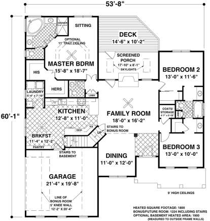 House Plan House Plan #19560 Drawing 1