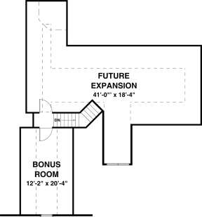 Bonus Room for House Plan #036-00227