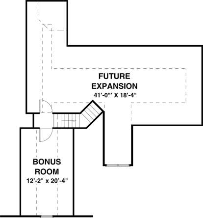 Bonus Room for House Plan #036-00229
