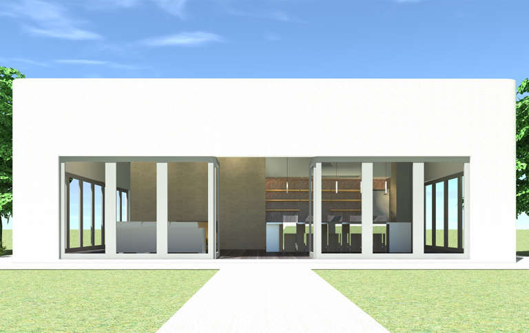 House Plan House Plan #19565 Front Elevation 