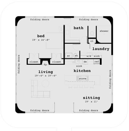 Main Floor for House Plan #028-00136