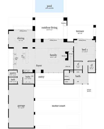Main Floor for House Plan #028-00138