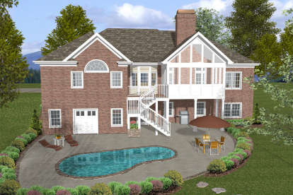 Traditional House Plan #036-00231 Elevation Photo