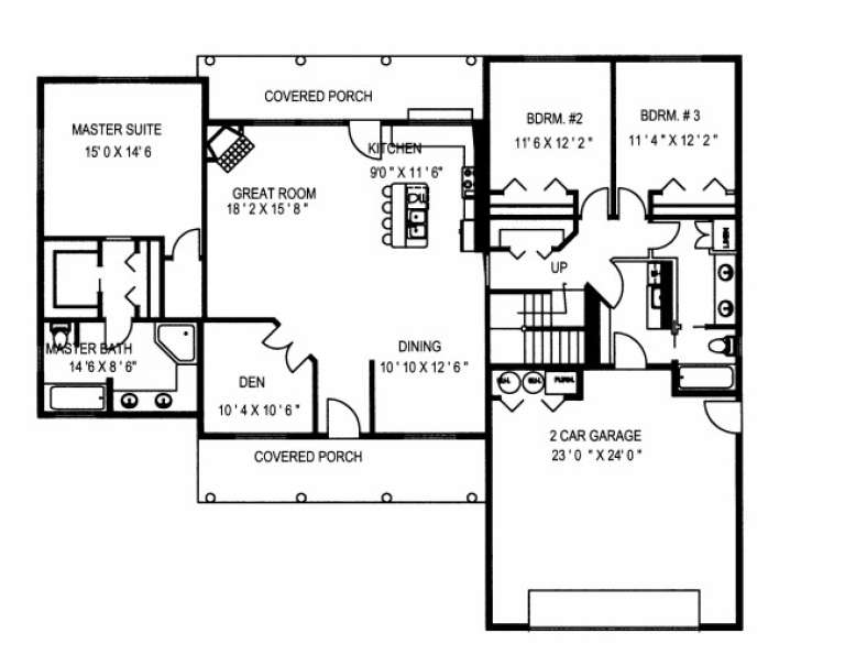 House Plan House Plan #1957 Drawing 1