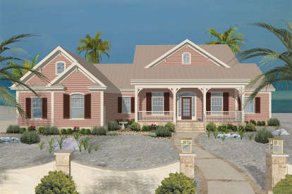 House Plan House Plan #19570 Front Elevation 