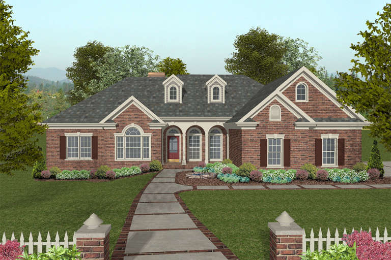 House Plan House Plan #19574 Front Elevation 