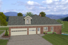 Ranch House Plan #036-00237 Elevation Photo