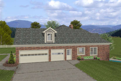 Southern House Plan #036-00238 Elevation Photo