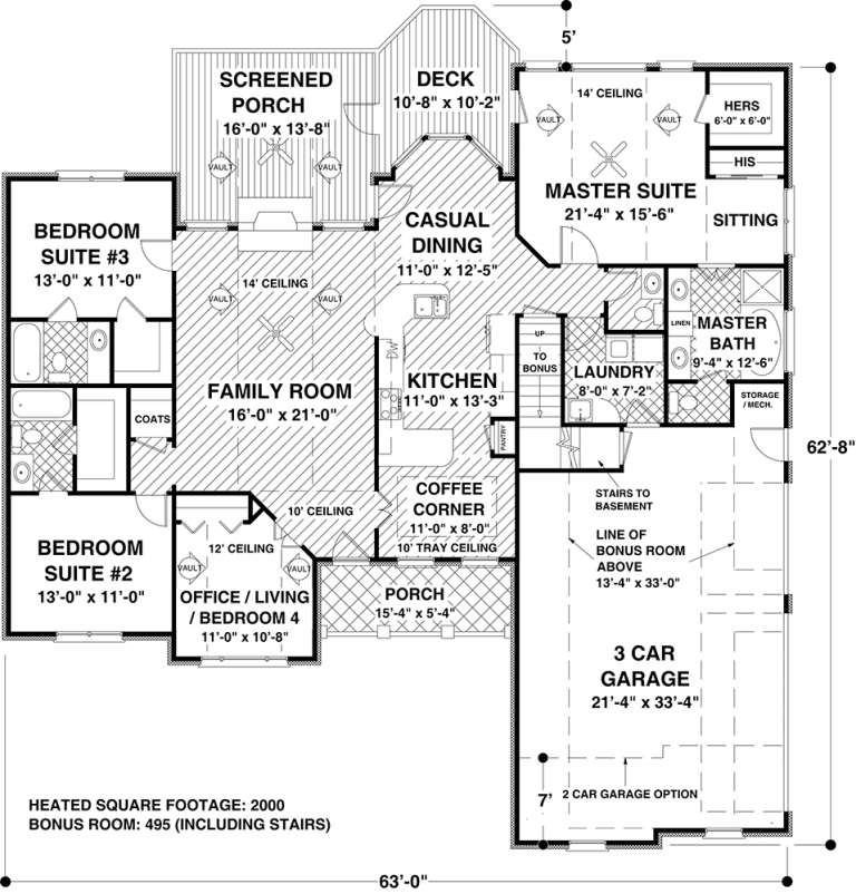 House Plan House Plan #19576 Drawing 1