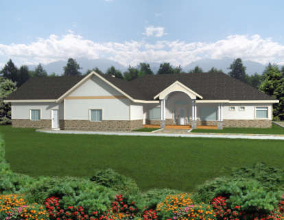 2 Bed, 2 Bath, 3124 Square Foot House Plan - #039-00517