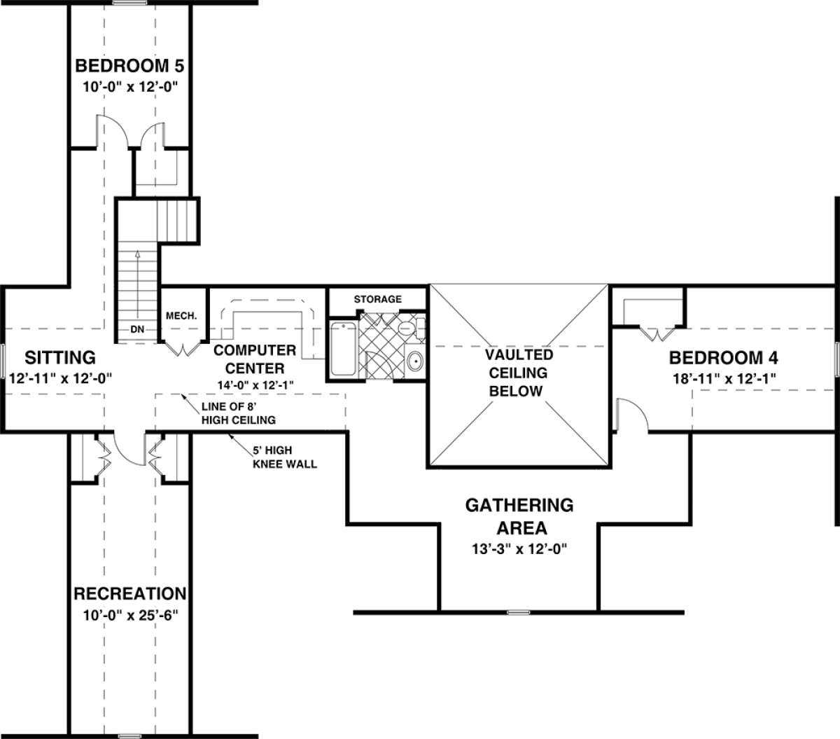 Second Floor for House Plan #036-00244