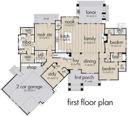 Main Level for House Plan #9401-00096