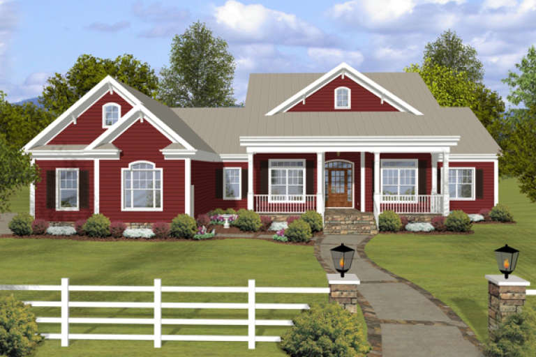 House Plan House Plan #19585 Front Elevation 