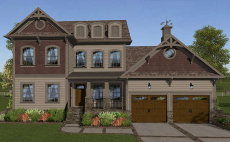 House Plan House Plan #19586 Front Elevation 