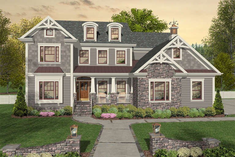 House Plan House Plan #19588 Front Elevation 