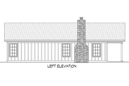 Cabin House Plan #940-00099 Elevation Photo