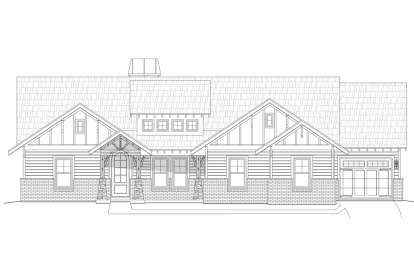 Craftsman House Plan #940-00100 Elevation Photo