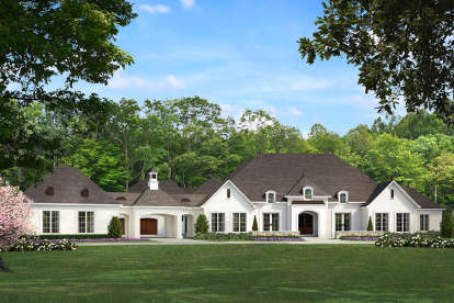 European House Plan #8318-00082 Elevation Photo